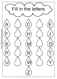 Kids Worksheets Fill In The Blank Worksheet For Kindergarten