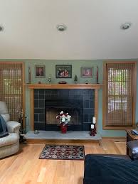 Woven wood shades are warm and natural window coverings. Bella View Advantage Cordless Woven Wood Shades Shades Americanblinds Com