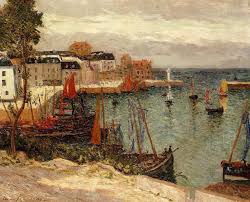 Konstantin Yuon Maxime Maufra The Port Of Sauzon 1905 Maxime French Impressionist Painters Canvas Art Prints Post Impressionism