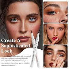 Freckles Pen Freckle Pen Artificial Fake Freckles Create Fashionable  Natural Freckles Makeup Waterproof Long Lasting Soft Dot Sopt Pen For Face  Makeup(Dark Brown And Light Brown )