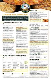 I set out a few choices of toppings so my kids can make. Broadway Bar Pizza Menu In Rogers Minnesota Usa