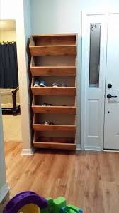 You just build the racks and then hang them wherever you need. 30 Cool Clever Shoe Storage For Small Spaces Simple Life Of A Lady