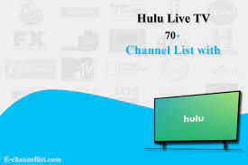 Hulu Live Tv Channel List 70 Channel E Channellist
