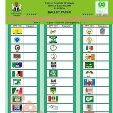 Forward Naija Sample Ballot Sheet For Presidential Facebook
