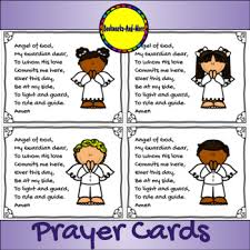Our bible coloring pages are for homeschool or sunday school use only. Angel Of God Prayer Worksheets Teaching Resources Tpt
