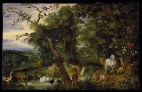The Temptation In The Garden Of Eden Brueghel Jan The Elder V A Search The Collections Garden Of Eden Garden Painting Painting