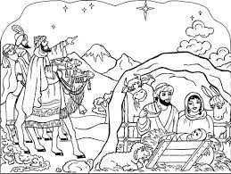 An illustration of a family sitting around a christmas tree, reading about the nativity. 26 Best Ideas For Coloring Coloring Page Nativity