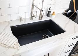 matte black blanco kitchen sink with