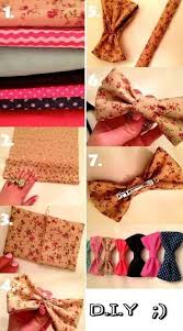Simple & tak guna banyak bahan. 19 Cara Buat Reben Kain Ideas How To Make Bows Bows Diy Bow