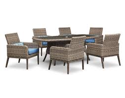 Cozumel 7 Pc Outdoor Dining Room American Signature Furniture Outdoor Dining Room Furniture