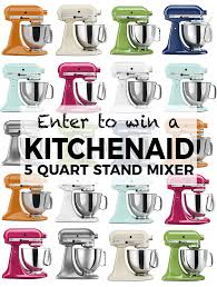 kitchenaid stand mixer giveaway