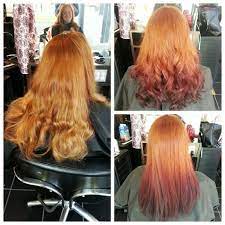 Reverse Red Ombre Short Ombre Hair Hair Red Hair Fade