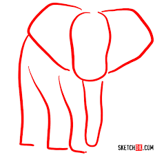 Check spelling or type a new query. How To Draw An Elephant Front View Wild Animals Sketchok Easy Drawing Guides