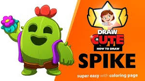 Onder alle inzendingen verloten we 4 tickets. How To Draw Spike Super Easy Brawl Stars Drawing Tutorial Draw It Cute