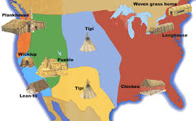 Native American Homes Native American Studies Native Americans Activities Native American Tribes Map