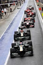 Heading To Qualifying In Silverstone 2012 Caterham Racing Open Wheel Racing