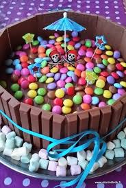 Gateau Kit Kat Pour Anniversaire Colore Recette Gateau Kitkat Gateau Anniversaire Anniversaire Colore