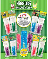 Your candy legs stock images are ready. Rock Crystal Candy Frog Legs Squire Boone Village Products Bloom Brothers Candy Carved Wood Gift Souvenir And Home Decor Earth Science Exploration Jewelry