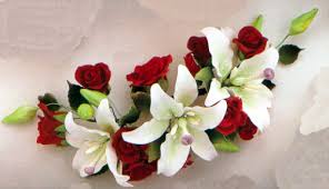 Check spelling or type a new query. Rose Casablanca Lily Gumpaste Flower Topper