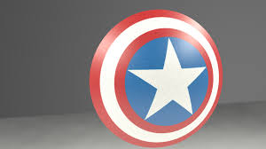 Captain America S Shield Captain America Captain America Shield 3d Model