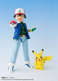 Pokemon S H Figuarts Action Figure Satoshi Pokemon Pikachu Action Figures