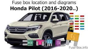 Fuse box location and diagrams: Fuse Box Location And Diagrams Honda Pilot 2016 2020 Youtube