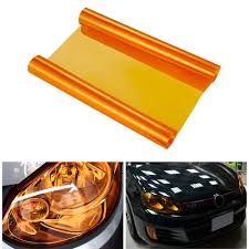 Классический чёрный смоки айс (smokey eyes) в круглой форме. 12 X 24 Cateye Style Light Black Tint Headlight Taillight Fog Light Vinyl Film