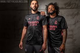 It also features shades of pink (spring pink) on the badge, the sponsor's name and the adidas three stripes. Real Madrid 20 21 Third Kit Released Footy Headlines