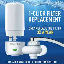 Find brita replacement water filters & cartridges for any of brita's water filtration systems. Brita Faucet Mount Tap Water Filtration System Filter Replacement Cartridge 2 Pack Bpa Free Reduces Lead 6025836311 The Home Depot