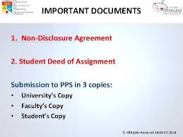 The deed of assignment is just one of the many legal documents you need to sign if you're buying or selling a property. Briefing On Ukm Intellectual Property Ip Policy Prof