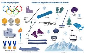 You could do the skating and sliding events in tampa, florida. Design Elements Winter Olympics Pictograms Design Elements Winter Sports Pictograms Winter Sports Olympic Games Illustrations Medal Summary Winter Olympic Sports Icons Pictogram