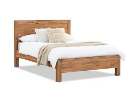 Queen solid wooden bed frame and mattress. Pewter Silverwood Queen Bed Amart Furniture