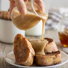 Gingerbread French Toast With Cinnamon Honey Sauce Happy Foods Tube