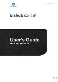 • when using the machine with user authentication by the ic card, the loadable driver. Konica Minolta Bizhub C3110 User Manual Pdf Download Manualslib