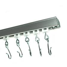 9600 Hand Draw Ceiling Mount Set Optional S Hooks Ceiling Mount Curtain Rods Ceiling Curtains Ceiling Hooks