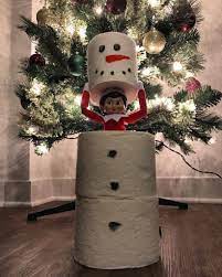 Elf On The Shelf Ideas Toilet Paper Snowman Elf On The Shelf Elf Christmas Elf