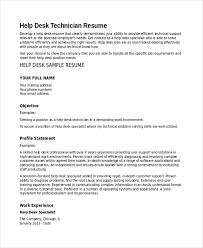 Sometimes people refer to a structure, style on this page, when we use the term resume format, it means we are talking about the structure of. Free 8 Help Desk Technician Resume Templates In Pdf Ms Word