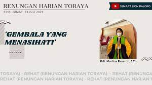 Silahkan pilih angka yang menurutmu masuk dalam felleng anda. Renungan Harian Jemaat Sion Palopo Edisi Jumat 23 Juli 2021 Youtube