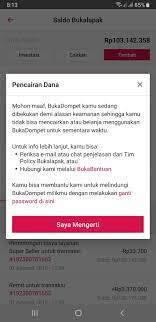 We did not find results for: Pencairan Bukalapak Tidak Berhasil Bukadompet Dibekukan Dan Belum Ada Kejelasan Media Konsumen