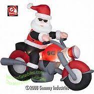 Pin On Biker Santa