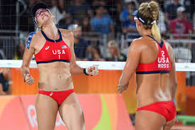 Beach event, international events, national team events Olympic Beach Volleyball 2016 Results Kerri Walsh Jennings April Ross Cruise In Straight Sets Win Sbnation Com