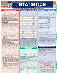 Statistics Laminated Study Guide 9781572229440