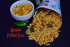 Masala Puffed Rice Spicy Garlic Puffed Rice Recipe In 2020 Puffed Rice Spicy Appetizers Masala