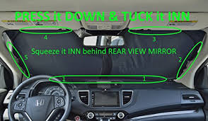 Windshield Sun Shade Exact Fit Size Chart For Cars Suv