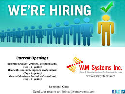 Immediately Hiring 1 Business Analyst Oracle E Business Suite 2 Oracle Business Intelligence Professional Security Solutions Job Posting Business Analyst