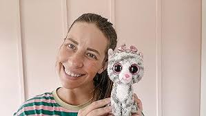 Amazon.com: Ty Toys Beanie Boo Pink Bush Baby Becca
