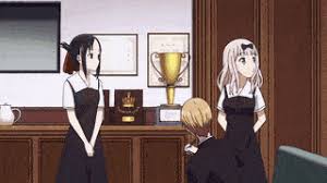 You can use your mobile device without any trouble. Kaguya Sama Love Is War Gifs With Sound Gfycat