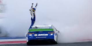 Harris county precinct 4 constable mark herman told kprc 2 that the constable herman said authorities believe no one else was in the car and that it burst into flames immediately. Nascar Chase Elliott Wins On Roval Four Eliminated From Playoffs