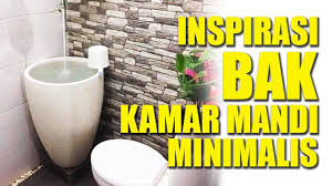 Desain ini di atas juga tampak natural, karena terdapat ara lantai yang. Desain Kamar Mandi Minimalis Modern By Desain Rumah Minimalis