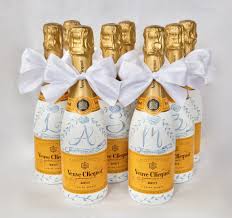 Custom Hand Painted Champagne Bottle Bachelorette Bridal Wedding Anniversary Gift In 2020 Custom Champagne Bottle Wedding Bottles Mini Champagne Bottles Favors